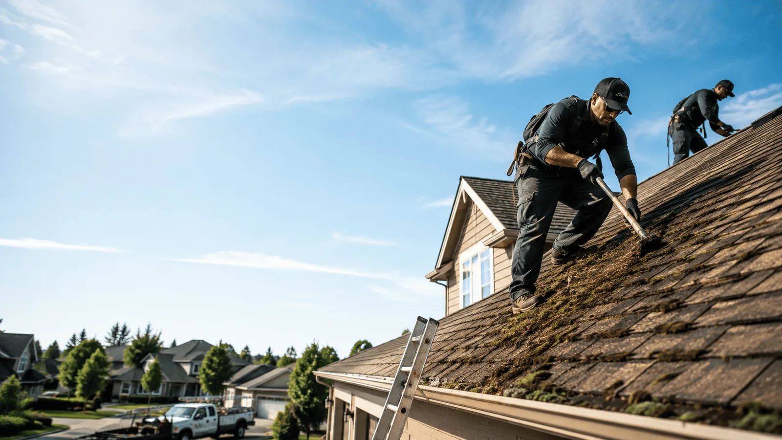 Roof Moss Removal in Jacksonville, TX near me